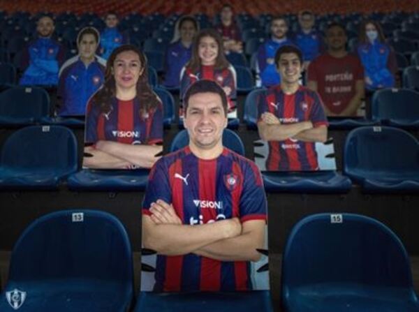 Cerro y otra novedosa iniciativa para acompañar al equipo.