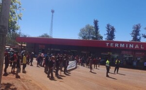 Indígenas realizaron protesta en Minga Guazú  