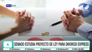 Senado estudia proyecto de ley para ''Divorcio Express''