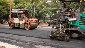 Inicia colocación de asfalto definitivo en la avenida Mariscal López