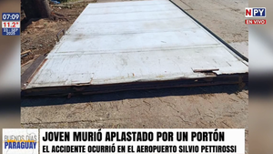 Tragedia laboral en el Silvio Pettirossi: Joven muere aplastado por un portón