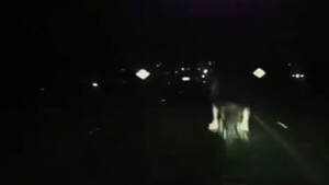 Video: Motociclista circulaba sin luz en la ruta, fue atropellado por un auto y murió