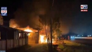Incendio en Caaguazú deja seis negocios afectados y un herido
