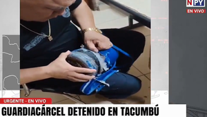 Detienen a guardiacárcel por intentar introducir cocaína a Tacumbú