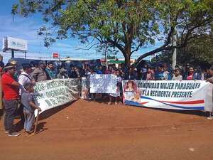 Minga Guazú: comunidades indígenas mantienen protesta contra la regionalización del INDI - ABC en el Este - ABC Color