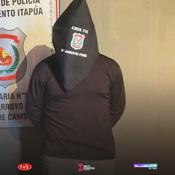 APREHENDEN A HOMBRE POR ACOSAR E INTERCEPTAR A SU EXPAREJA EN VEHÍCULO DE PLATAFORMA EN CAMBYRETÁ - «TVS DIGITAL»