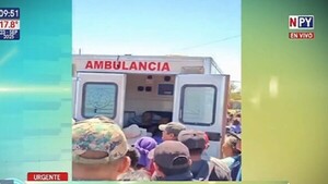 Manifestantes retuvieron ambulancia en Pozo Colorado