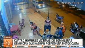 Cuatro hombres víctimas de somnileras en Minga Guazú