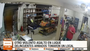 Otro violento asalto en Luque