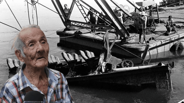 Fallece a los 91 años el héroe civil del naufragio del Myriam Adela - Noticiero Paraguay