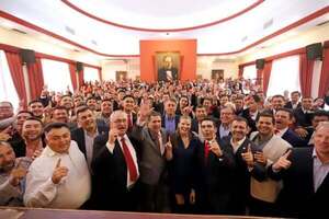 Dirigencia colorada de Caaguazú respalda a Cartes y proyectos de obras - ADN Digital