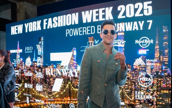 Christian Ferreira deslumbra en el New York como referente de moda paraguayo