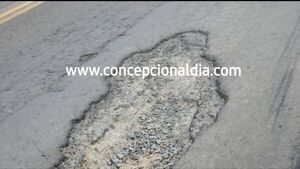 Ruta PY22: Solo en el tramo Concepción- Loreto hay treinta baches peligrosos que ponen en riesgo a conductores - Concepción al Día