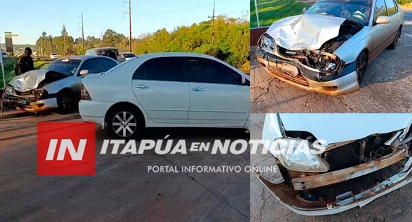 MUJER RESULTÓ HERIDA TRAS COLISIÓN FRONTAL SOBRE RUTA PY06 