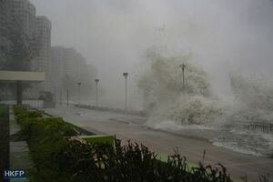 Tifón Ragasa azota Hong Kong y sur de China tras causar muertes en Taiwán y Filipinas