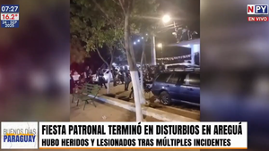 Disturbios empañan fiesta patronal de la Virgen de las Mercedes en Areguá