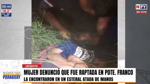 Mujer denuncia intento de rapto en Presidente Franco