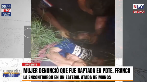 Mujer denuncia intento de rapto en Presidente Franco