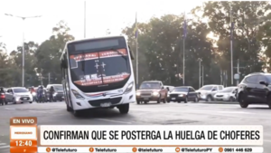 Huelga de choferes queda postergada