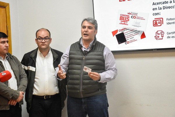 Pasaje de bus gratuito para estudiantes en Coronel Oviedo
