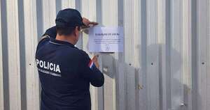 La Nación / DISA clausuró taller desarmadero y afectados protestaron frente a Fiscalía