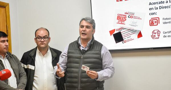 La Nación / Coronel Bus: pasaje gratis para estudiantes de Coronel Oviedo