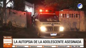 Autopsia confirma muerte violenta de adolescente