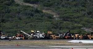 La Nación / Un jet privado se estrella en el principal aeropuerto de Venezuela