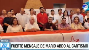 Fuerte mensaje de Mario Abdo Benítez al cartismo