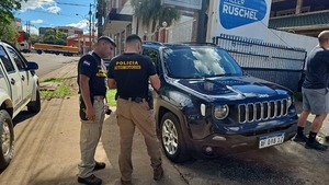 RECUPERAN EN ENCARNACIÓN VEHÍCULO ROBADO EN ARGENTINA