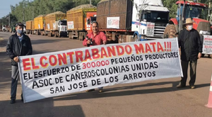 Cañicultores bloquean ruta en reclamo al Gobierno