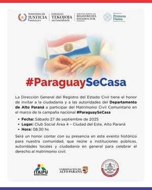 Casi 100 parejas celebran su amor este sábado en Ciudad del Este - ADN Digital