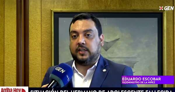 La Nación / Limpio: hermano de la adolescente asesinada quedará bajo guarda de una tía