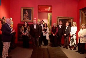 Ministros de la CSJ acompañaron una visita cultural en el Museo Nacional de Bellas Artes