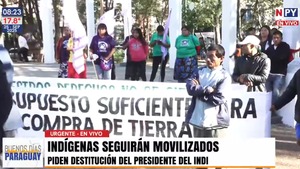 Indígenas siguen con movilizaciones y exigen destitución del titular del INDI