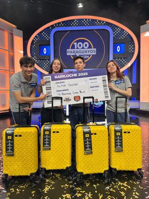 100 Paraguayos Dicen: ¡Los chicos de Alpha College ganan el viaje a Bariloche! - trece