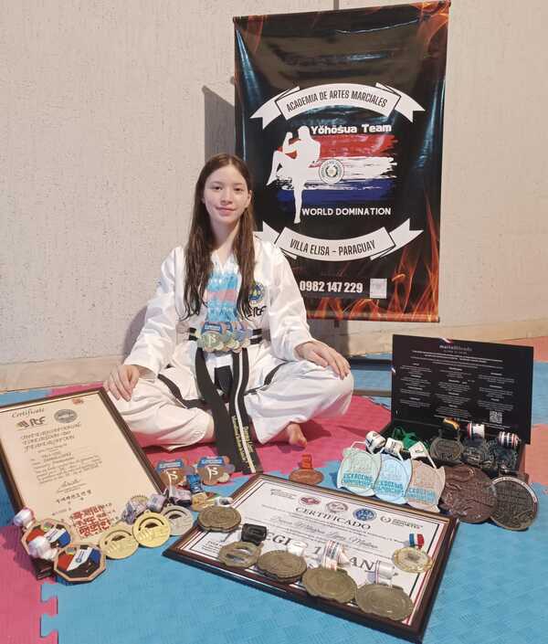 La multicampeona Danna López se prepara con miras al Mundial de taekwondo - La Tribuna