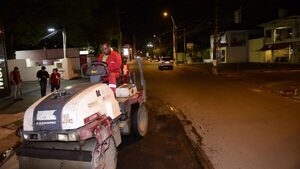 Desde la Comuna de Asunción aseguran que se reparan 120 baches por día