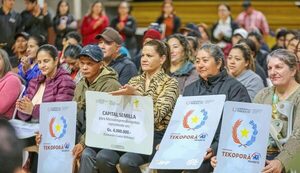 Gobierno desembolsa G. 14.500 millones para proyectos productivos del programa Tenonderã - El Trueno