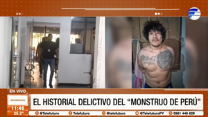 El historial delictivo de alias el ''Monstruo de Perú''