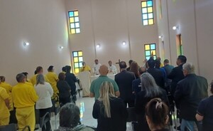 Primera celebración de la Virgen de la Merced en la cárcel de Minga