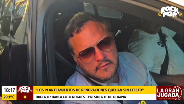 Coto Nogués se mostró decepcionado del plantel de Olimpia y reveló que renovaciones quedan "sin efecto"