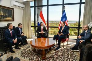 Latorre recibió a congresistas de EE.UU. y reafirmó el compromiso de Paraguay con Israel y Taiwán