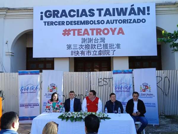Acuerdo político destraba fondos para culminar obras del Teatro Municipal de Villarrica  - Nacionales - ABC Color