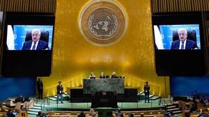 Ante la ONU, el líder palestino rechaza gobierno de Hamás