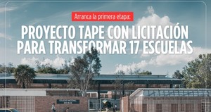 Proyecto TAPE transformará a 17 escuelas en primera fase