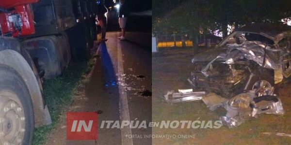  ACCIDENTE DE TRÁNSITO EN LA PAZ DEJÓ IMPORTANTES DAÑOS MATERIALES 