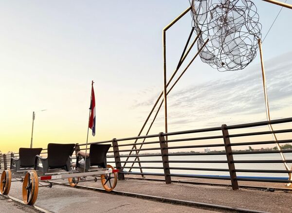 Dos intervenciones artísticas reactivan el Puerto de Asunción como espacio cultural
