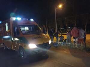 Motociclista con orden de captura choca en Concepción y termina detenido