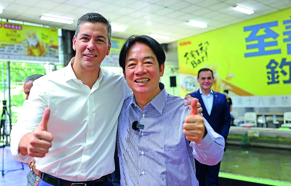 Taiwán agradece a Paraguay apoyo para su inclusión en la ONU